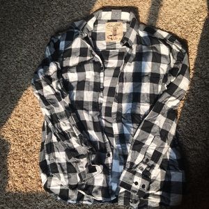 White & Black Men’s Flannel